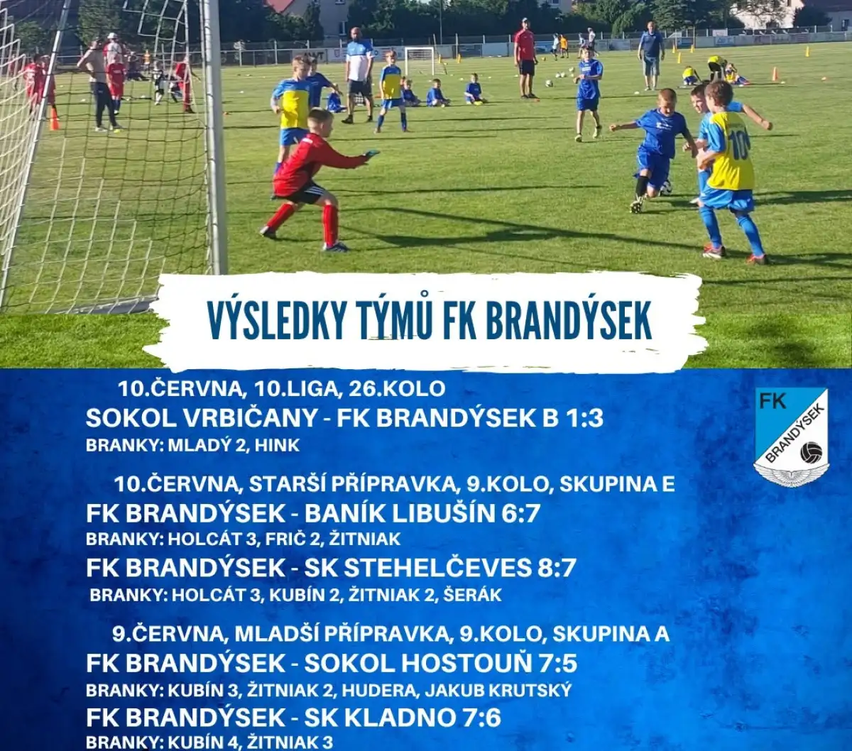 Béčko i přípravky hrály v týdnu