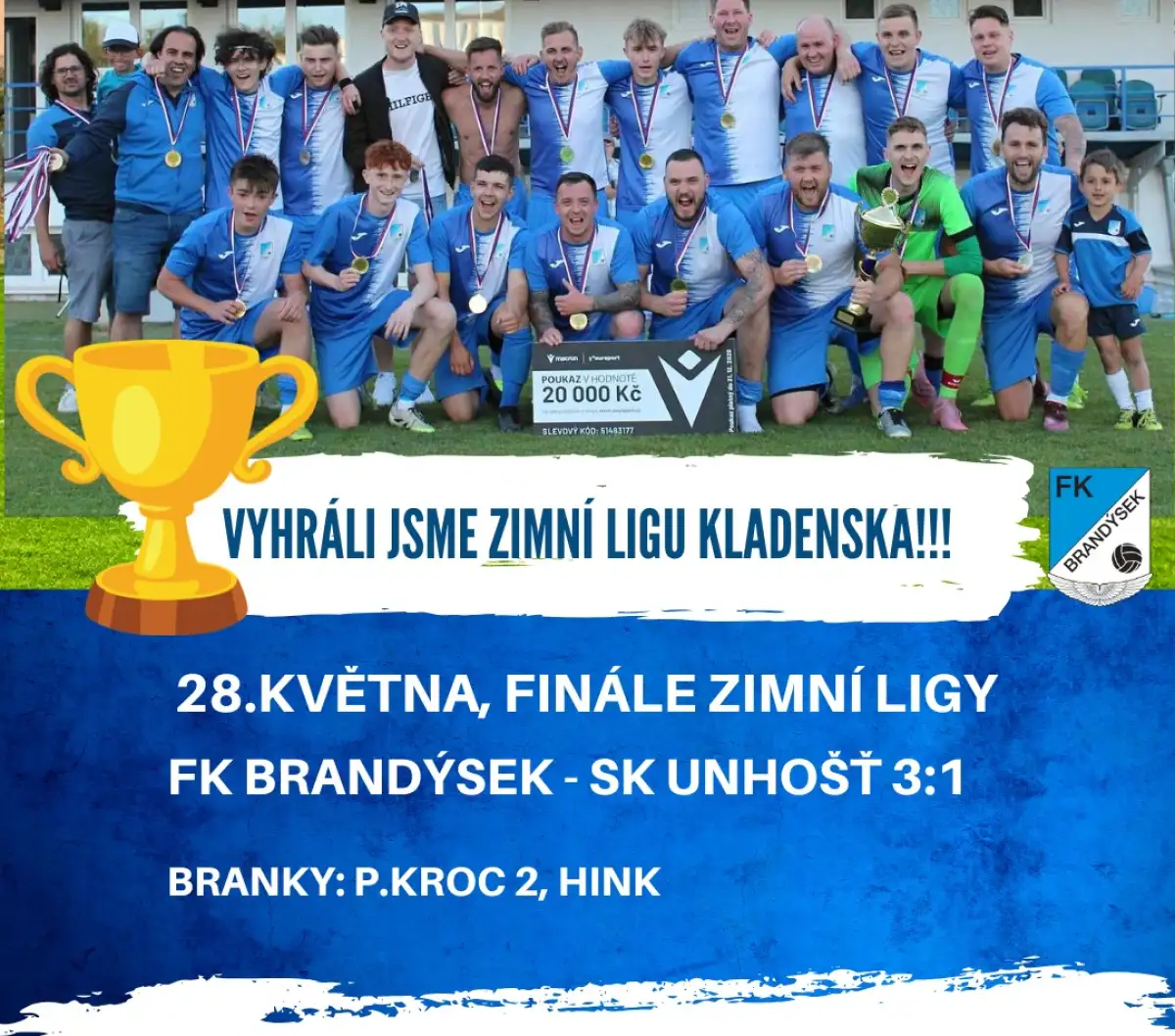 Brandýsek vyhrál zimní ligu!!!