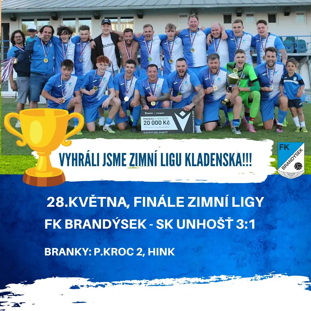 Brandýsek vyhrál zimní ligu!!!