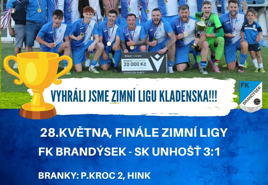 Brandýsek vyhrál zimní ligu!!!